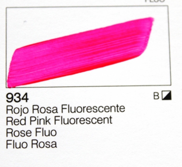 Vallejo Acrylic Studio 125 ml(g.P. 1L= 48,40€) 934 Rojo Rosa Fluorescente