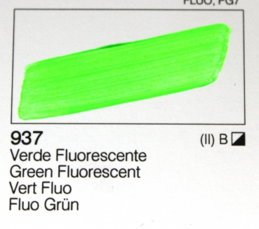 Vallejo Acrylic Studio 125 ml (g.P. 1L= 48,40€) 937 verde Fluorescente