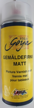 Solo goya picture varnish matt 400ml (g.P. 1L=34,63€)