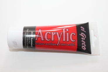 El Greco Acrylic 150 ml 28507 carmine (100ml= 4,33€)