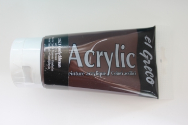 El Greco Acrylic 150 ml 28523 vandycke brown(100ml= 4,33€)