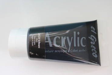 El Greco Acrylic 150 ml 28524 black(100ml= 4,33€)