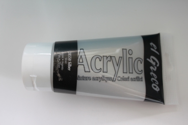 El Greco Acrylic 150 ml 28550 silver (100ml= 5,83€)