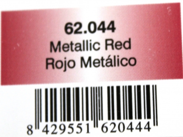 62.044 rojo metálico 60ml (GP 1L= 115€)