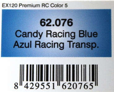 62.076 azul racing Transp. 60ml (GP 1L= 115€)