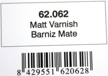 62.062 matt Firniss 60ml (GP 1L= 115€)
