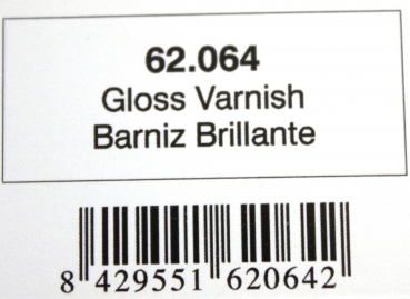 62.064 Glanz Firniss 60ml (GP 1L= 115€)