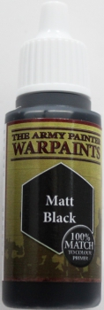 Army painter 18ml matt black (g.P. 1L= 165,56€)