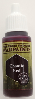 Army painter 18ml chaotic red (g.P. 1L= 165,56€)