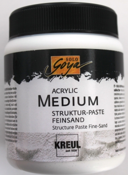 Solo Goya Acrylic Medium Strukturpaste Feinsand 250ml (g.P. 1L= 55,40€)