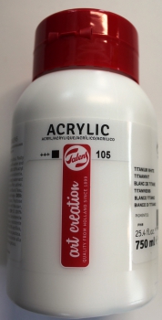 Art Creation 105 titanwhite 750ml (100ml=1,06€)