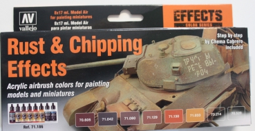 Rust & Chipping Effects 8x17ml  (GP 1L= 169,71€)