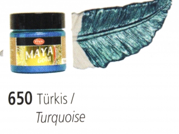 Maya-Gold 45ml (g.P. 1L= 133,33€) Farbton  turquoise