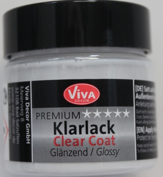 Premium Klarlack glänzend 50ml (g.P. 1L=61,40€)