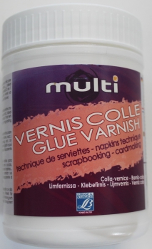 Mulit vernis colle glue napkins technique  250 ml (g.P. 1L=23,80€)
