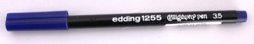 1255 calligraphy pen blue 003 Gr. 3.5
