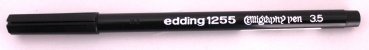 1255 calligraphy pen black 001 Gr. 3.5