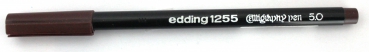 1255 calligraphy pen brown 018 Gr. 5.0