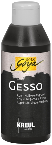 Kreul Solo Goya Gesso black 250ml (GP1L=20,00€)