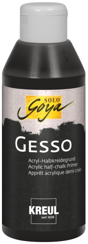 Kreul Solo Goya Gesso schwarz 250ml (GP1L=20,00€)