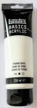 Liquitex Basic Acryl Farben 250ml / 400ml (ab g.P. 1L=36,13€) Titan weiss