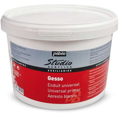 Pebeo Gesso 500ml für Acryl,Oil,Gouache (GP=1Ltr24€)
