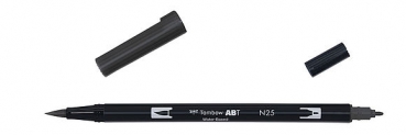 ABT Dual Brush Pen N25 lamp black