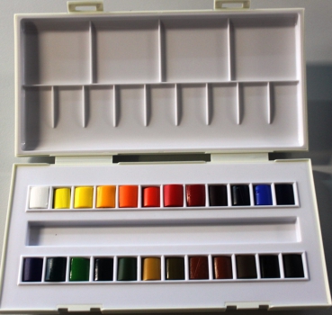 La petite Aquarell Set 24  x 1/2  Näpfe