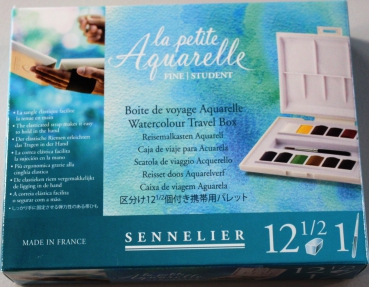 Preview: La petite Aquarell Set 12 1/2 + 1 Pinsel