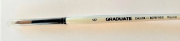 Daler Rowney Graduate Brush Round Size 6, soft synthetic hair