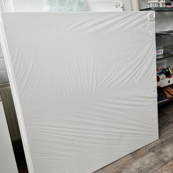 Covered stretcher frame 140x140x3cm, fabric grade H