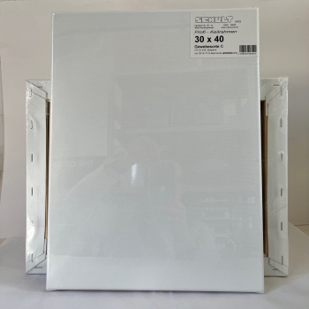 Covered stretcher frame 30x40x3cm fabric grade C
