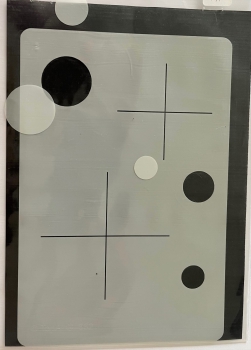 Airbrush stencil circles, 13x19,5 cm