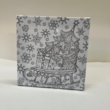 Tangler frame 20 x 20 cm motif Sledge