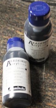 Schmincke Akademie Acryl lamp black 150ml (g.P. 1L=39,33€)