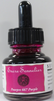 Sennelier ink 667 purple 30 ml (100 ml=20,90 €)