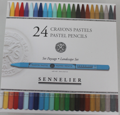 24  Pastellstifte Set Landschaft