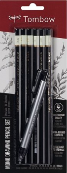 Tombow pencil set MONO + eraser