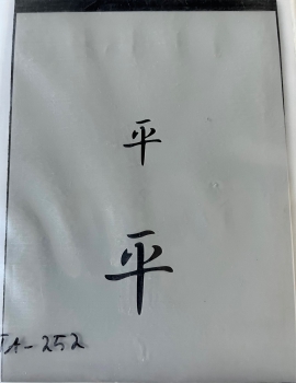 Airbrush- Schablone TA-252 "Chinesische Zeichen 2" 10,5x14,5 cm