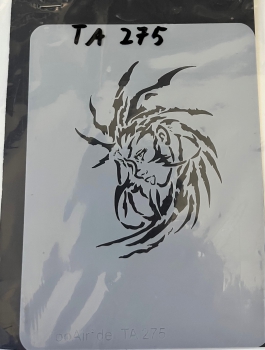 Preview: TopAir Airbrush- Schablone "Sandy" 9,5x13 cm