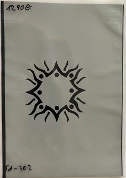 Airbrush Stencil TA-306 Heart 14x21 cm  - Kopie