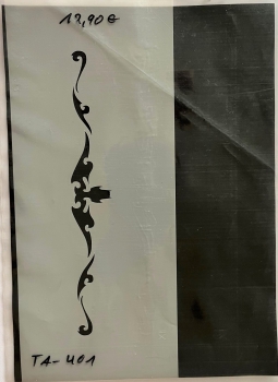 Airbrush stencil TA-401 "Tattoo 4" 14x21 cm