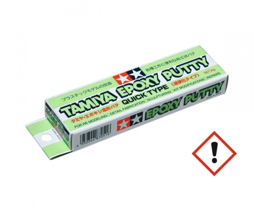 Tamiya Epoxy Spachtelmasse Quick Type, 2K in 25g + 100g