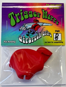 Airbrush Grips,  Airbrush Pistolen Halter, rot