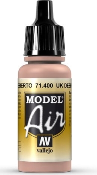 Vallejo Model Air: 71400 "UK Desert Pink" 17ml (g.P. 1L= 164,71€)