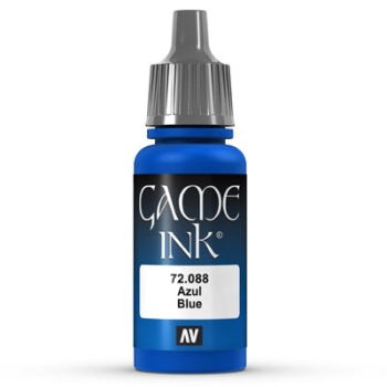 Preview: Vallejo Game Color Ink, Blue, 17 ml (g.P. 1L= 164,71€)