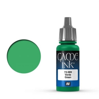Preview: Vallejo Game Color Ink, Green, 17 ml (g.P. 1L= 164,71€)