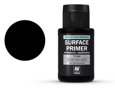 Vallejo Surface primer black gloss 32ml (g.p. 1L=154,69€)