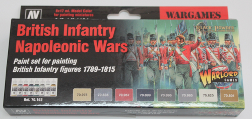 Wargames Set british Infantry Napoleonic Wars