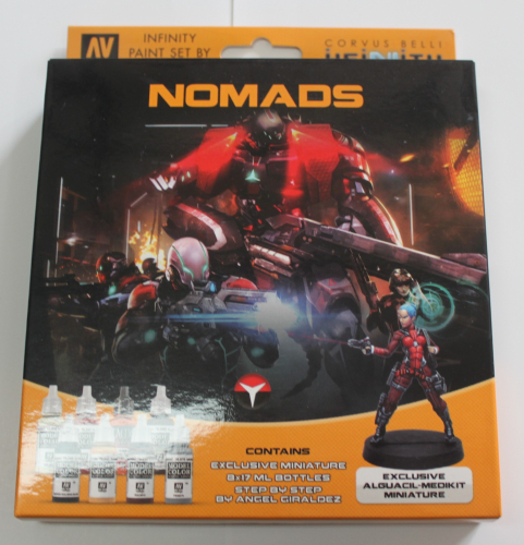 Infinity Paint Set Nomads  8 Farben+1Figur GP1ltr=132,35€